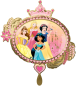Preview: XXL Folieballon Figur - Disney Prinzessinnnen - 86cm x 81cm